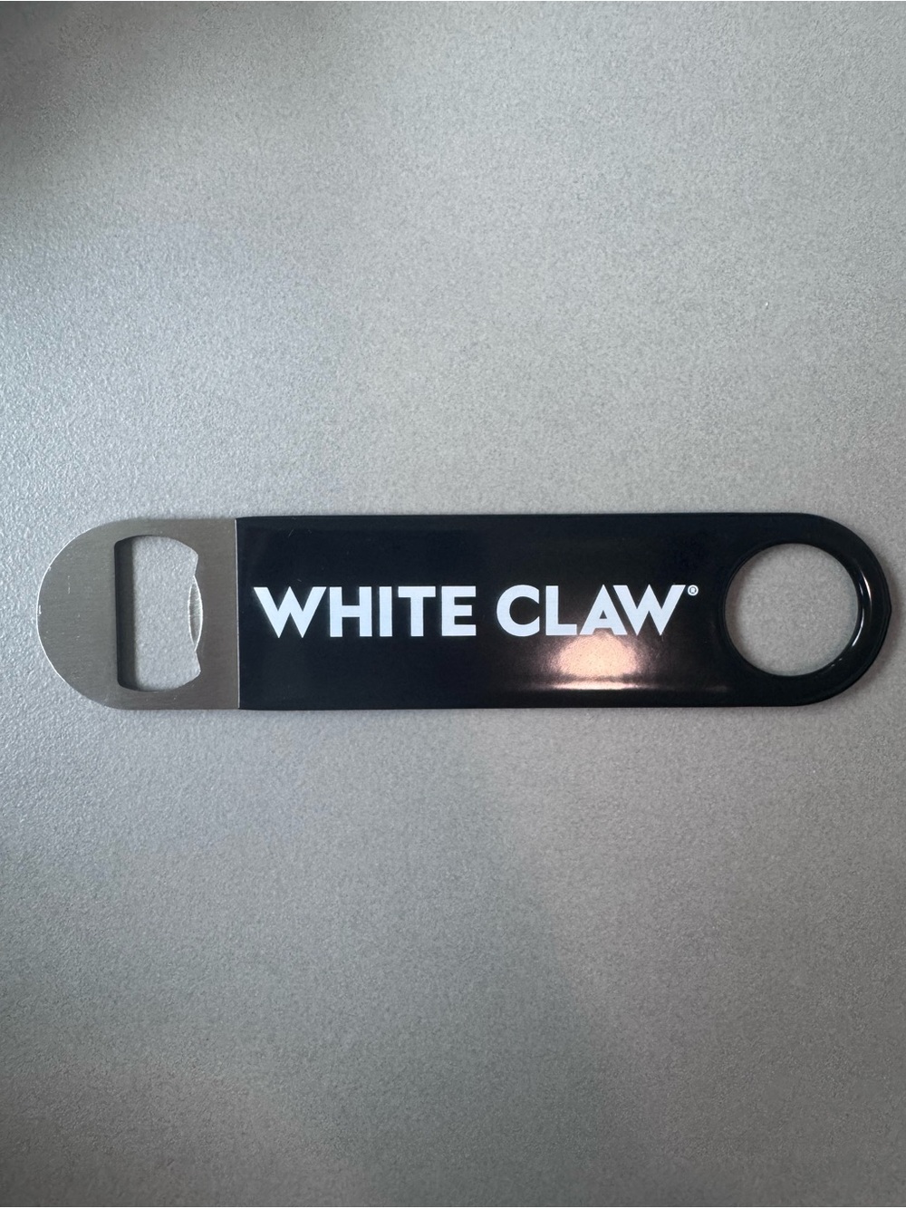 White Claw Branded Bar Bottle Opener - Black